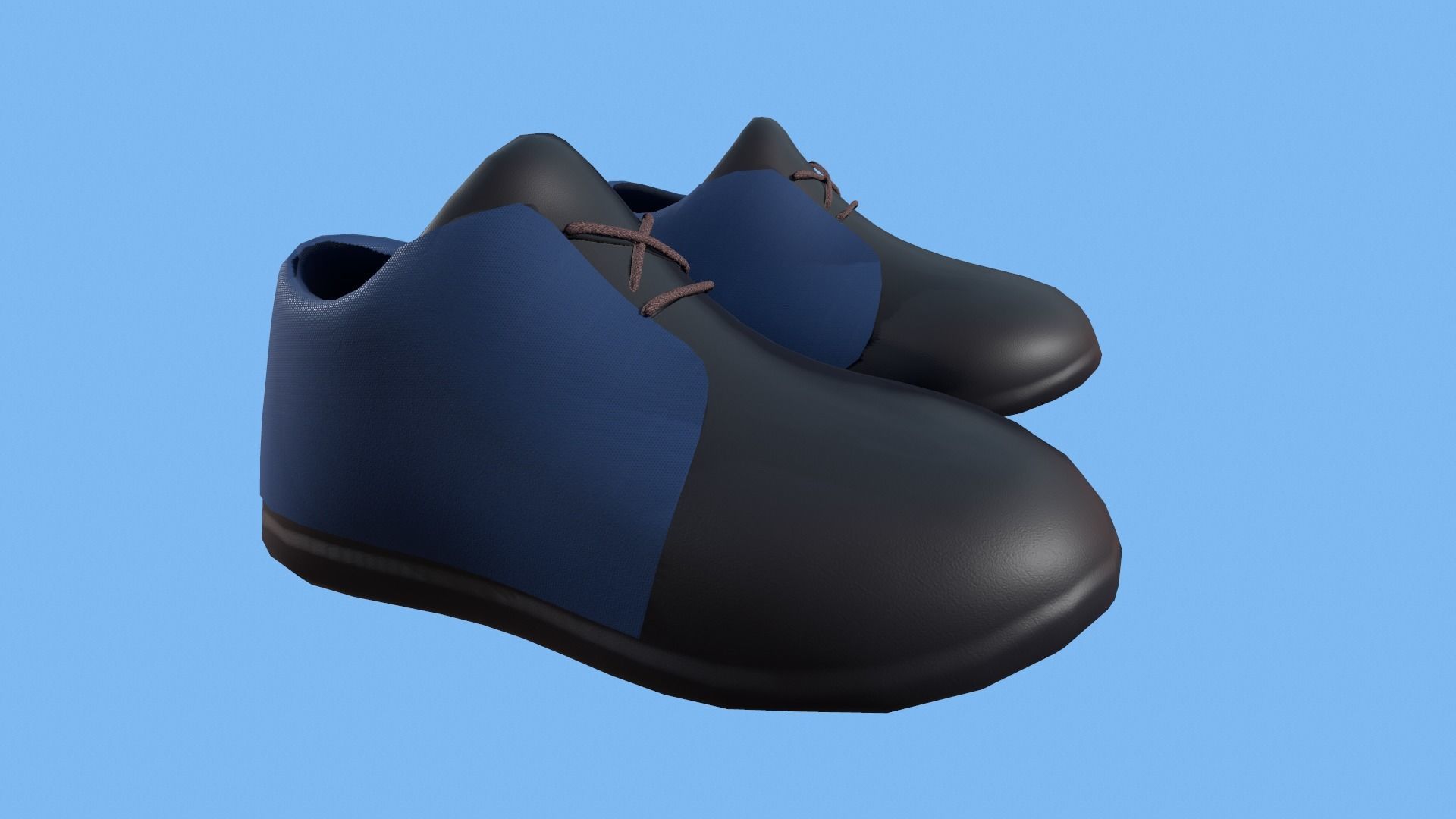 Little boy Low-poly 3D model_7