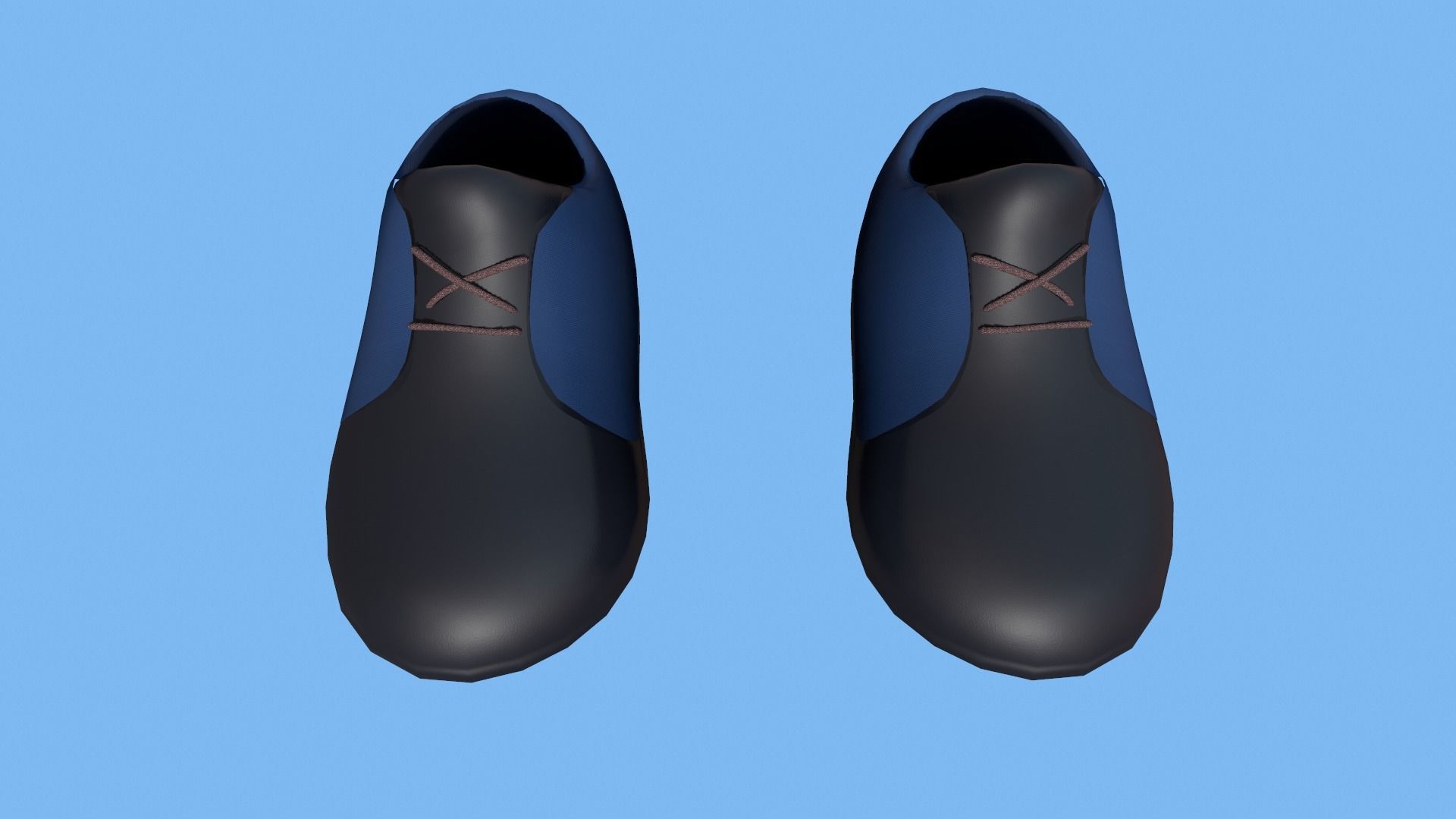 Little boy Low-poly 3D model_6