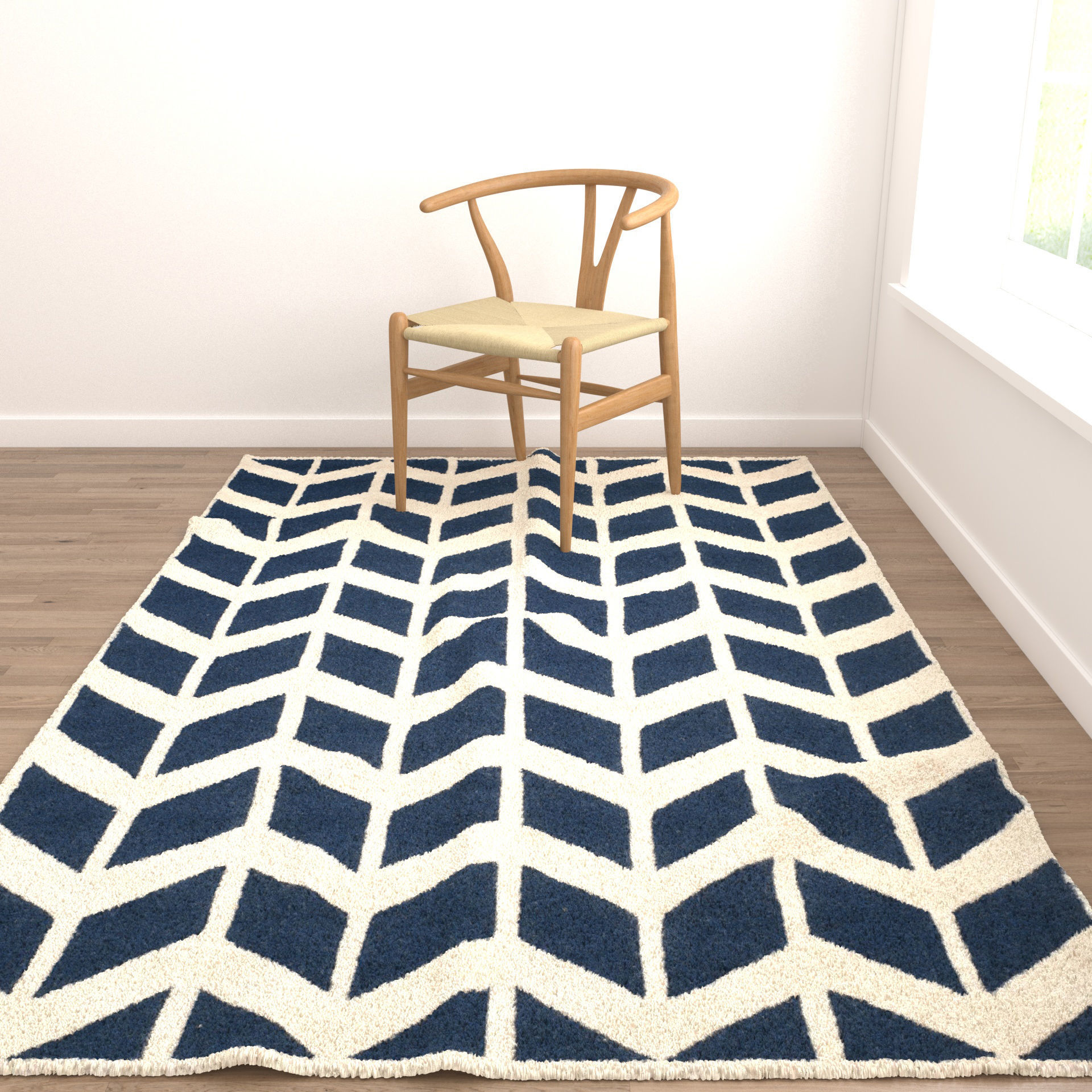 Rugs No 488 Low-poly 3D model_4