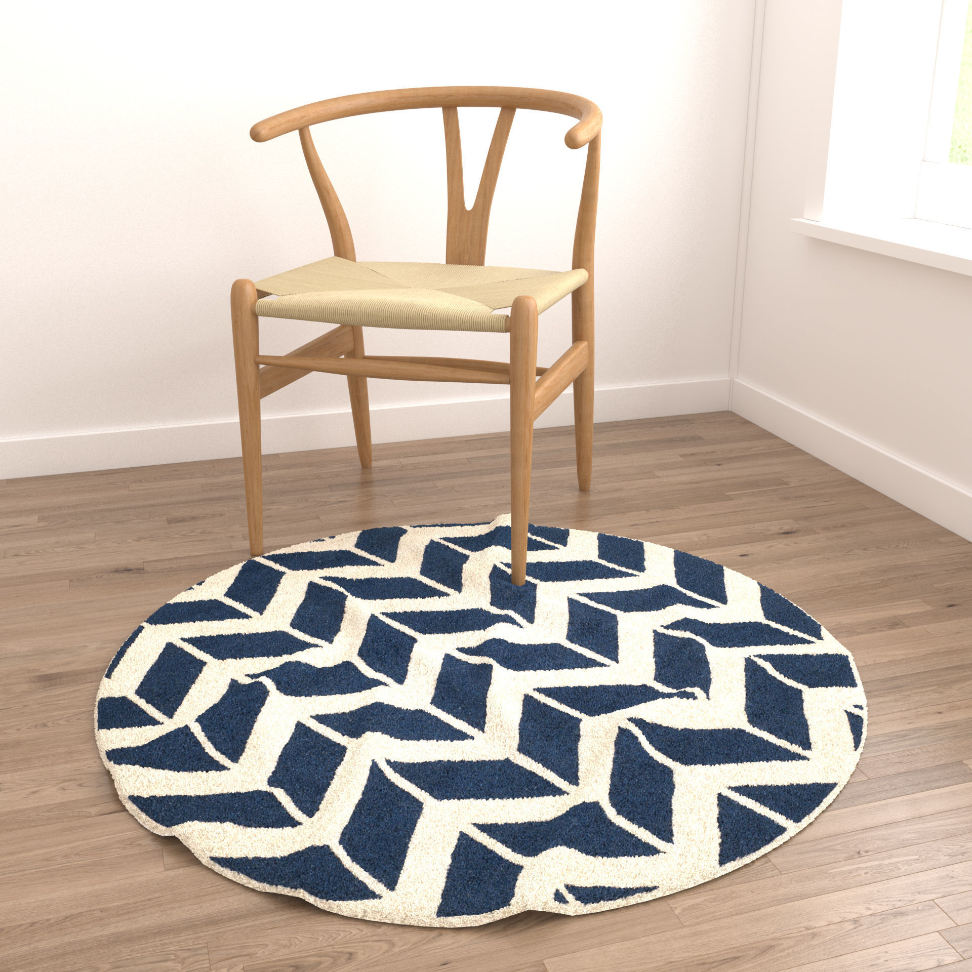 Rugs No 488 Low-poly 3D model_3