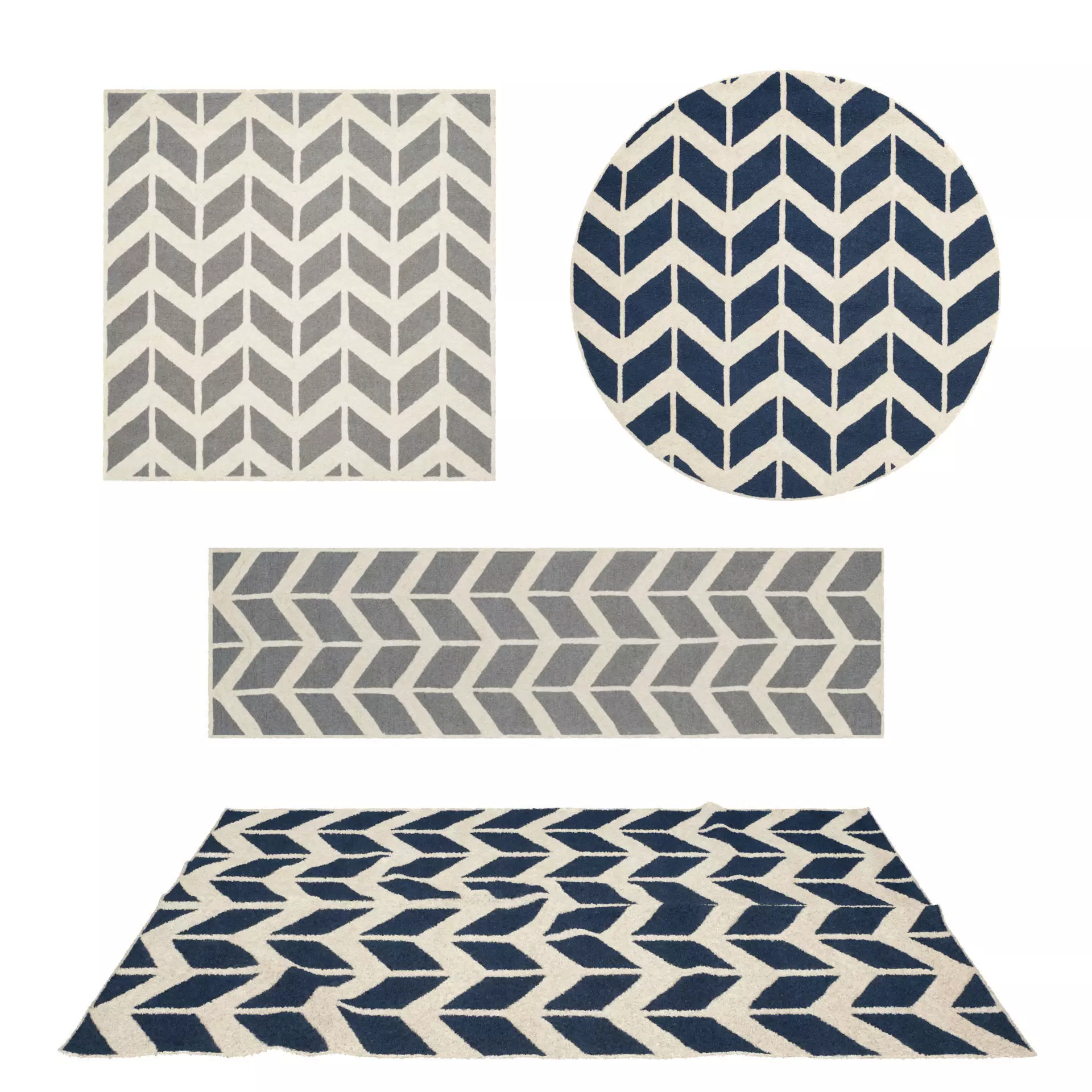 Rugs No 488 Low-poly 3D model_0