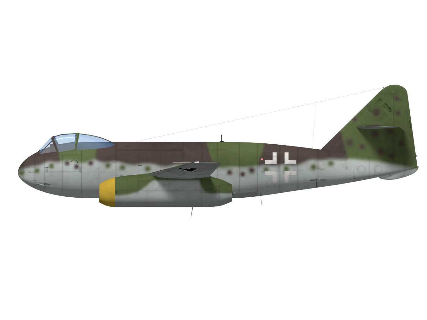 Messerschmitt P1100 3D model_5