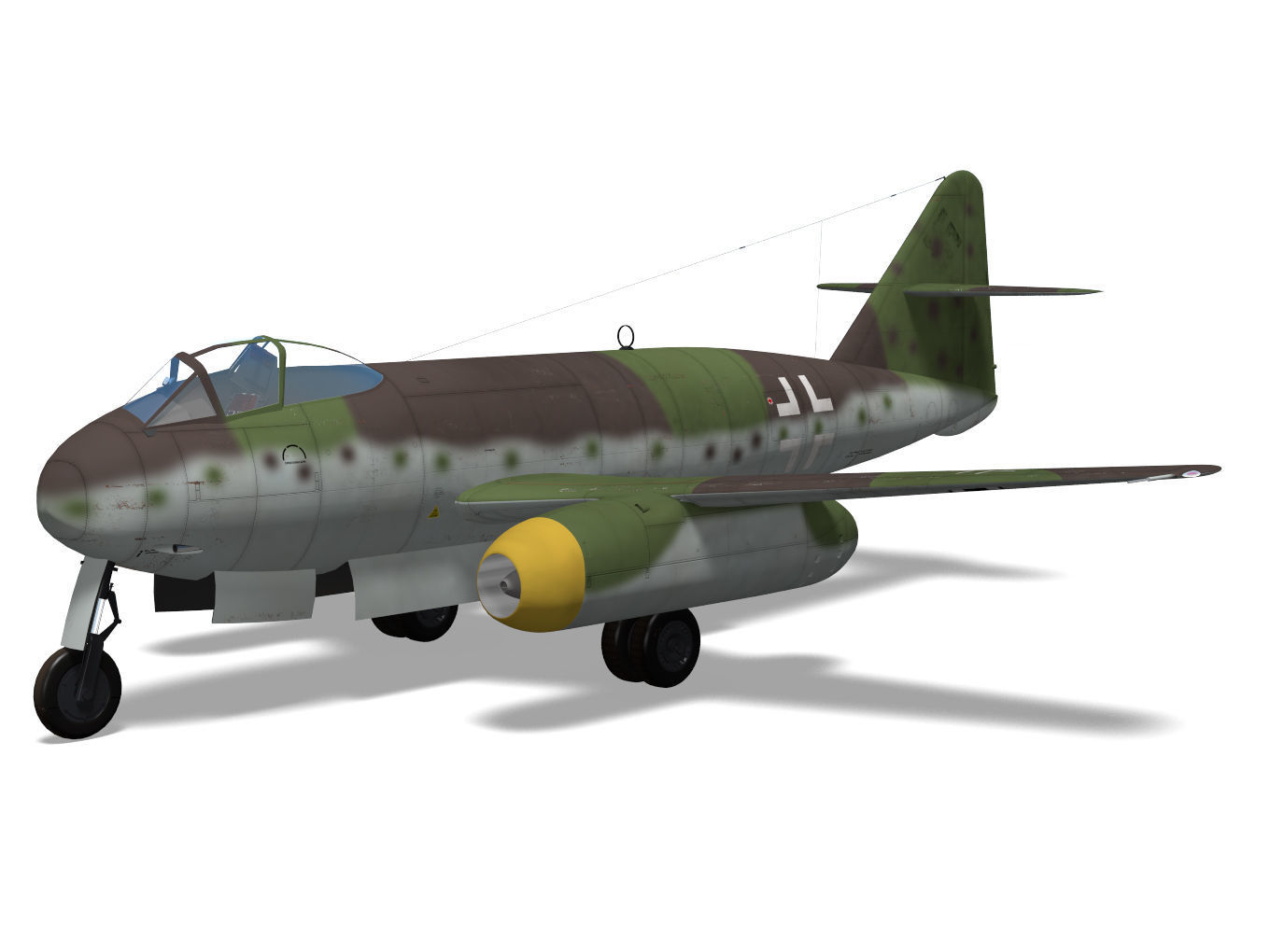 Messerschmitt P1100 3D model_1