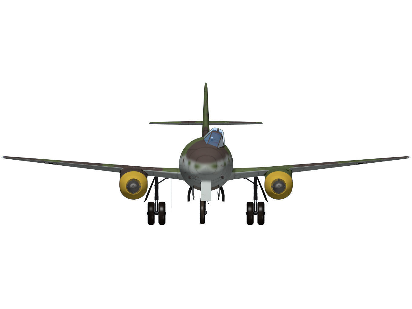 Messerschmitt P1100 3D model_7