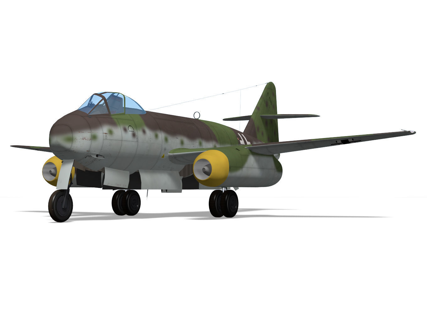 Messerschmitt P1100 3D model_3