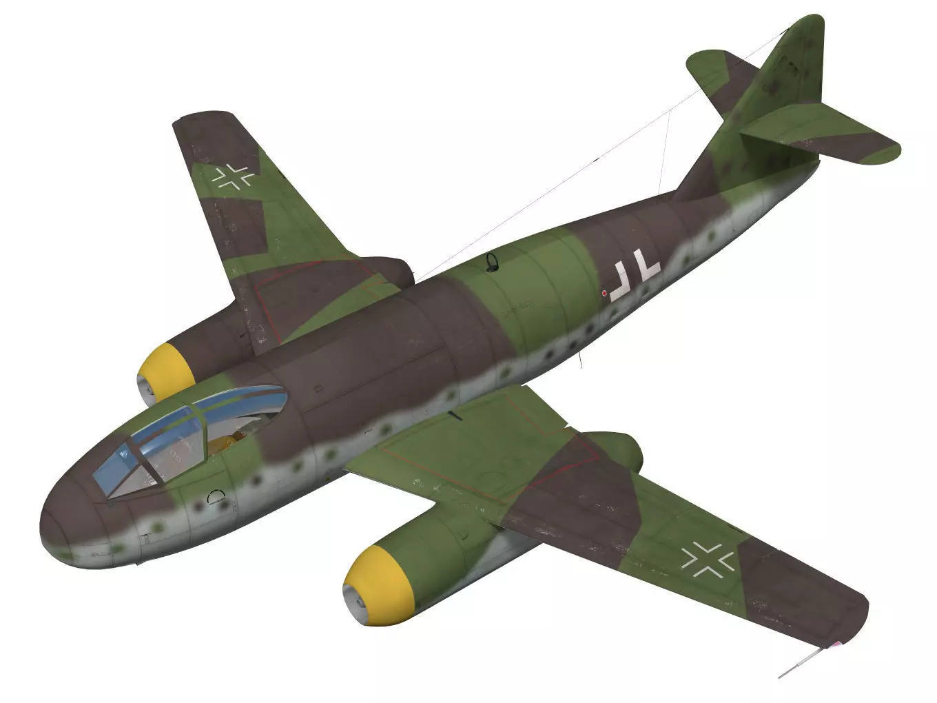 Messerschmitt P1100 3D model_0