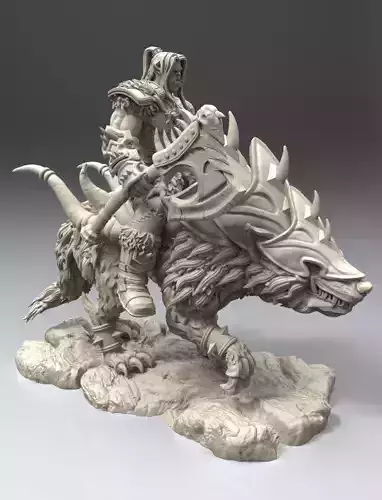 wow Orc Thrall 3D print model