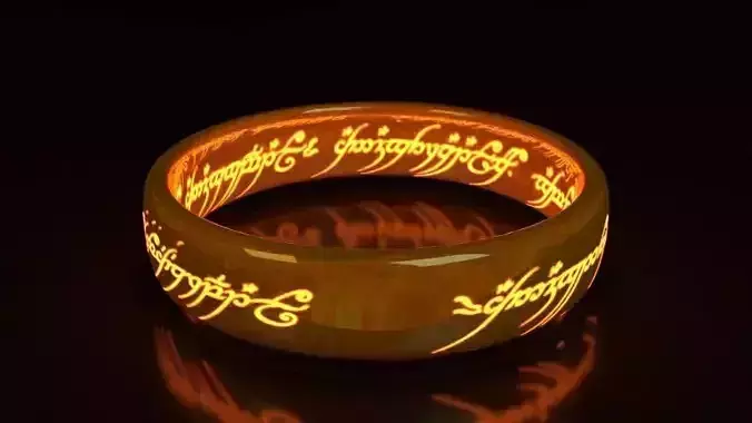 Lord of the Rings The Ring of Power 3D model