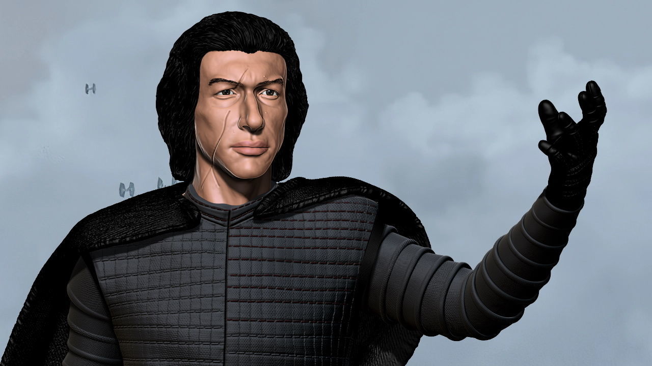 Kylo Ren The Rise of Skywalker 3D print model_3