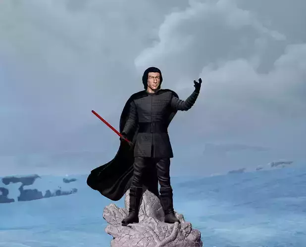 Kylo Ren The Rise of Skywalker 3D print model
