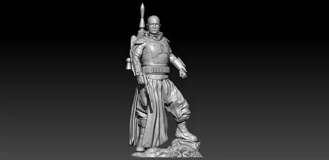 Boba Fett armor the Mandalorian Season  3D print model
