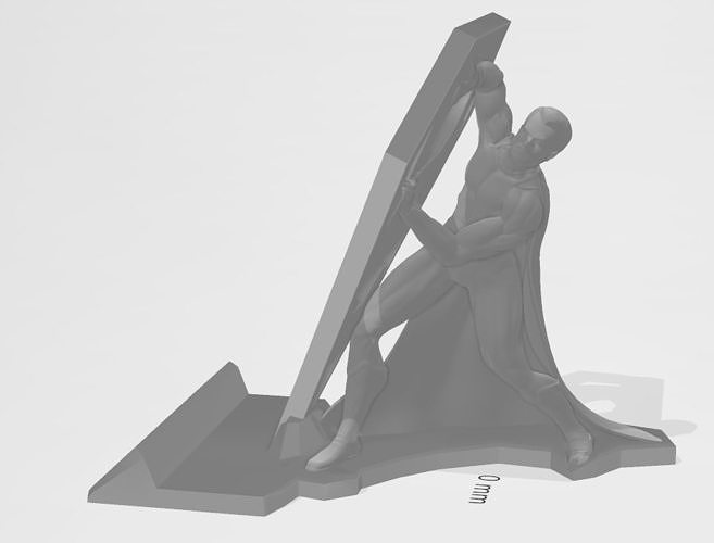 Superman phone Holder 3d Print  3D print model