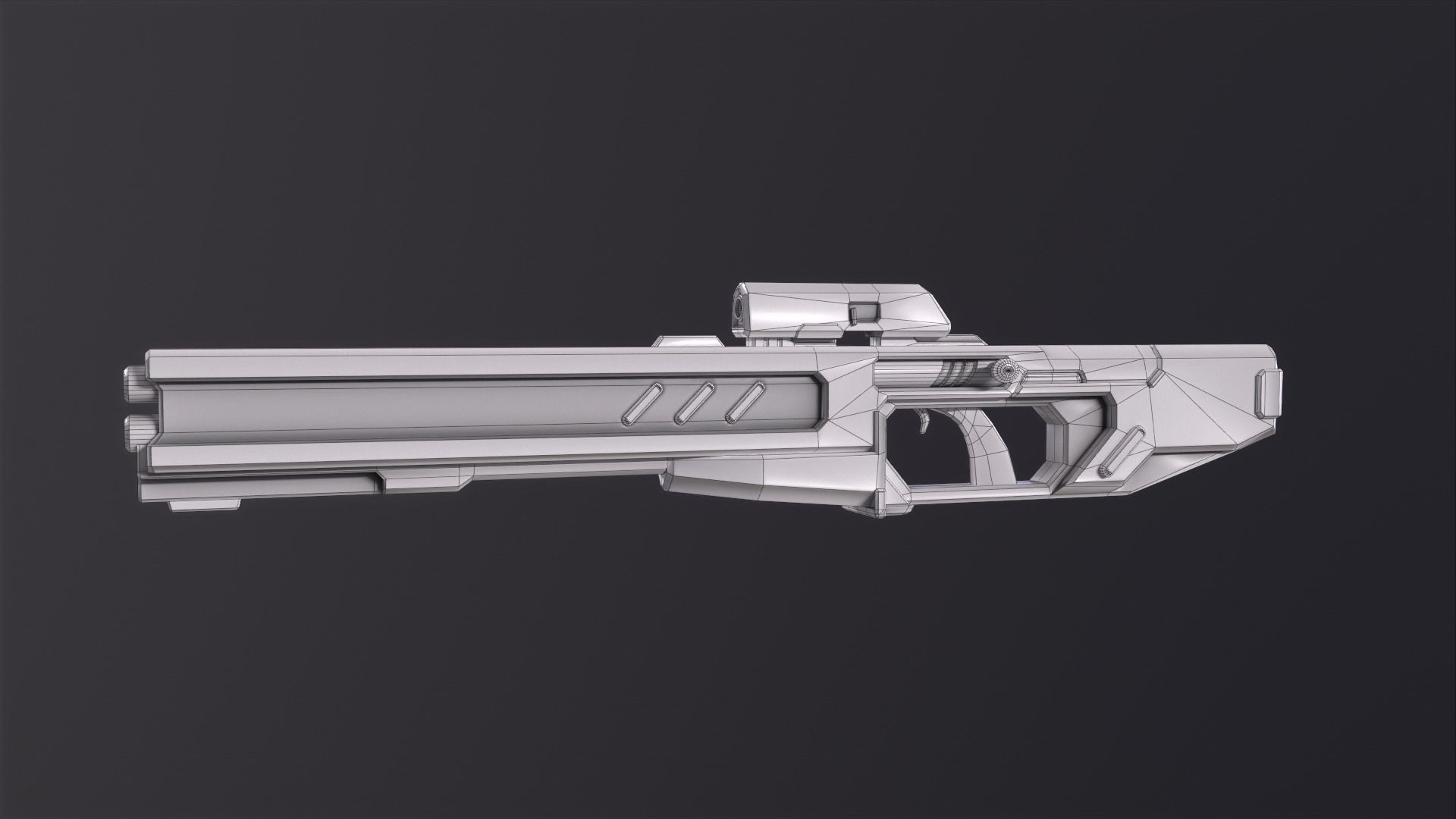 Weapon Sci Fi Pack Vol1 Low-poly 3D model_17