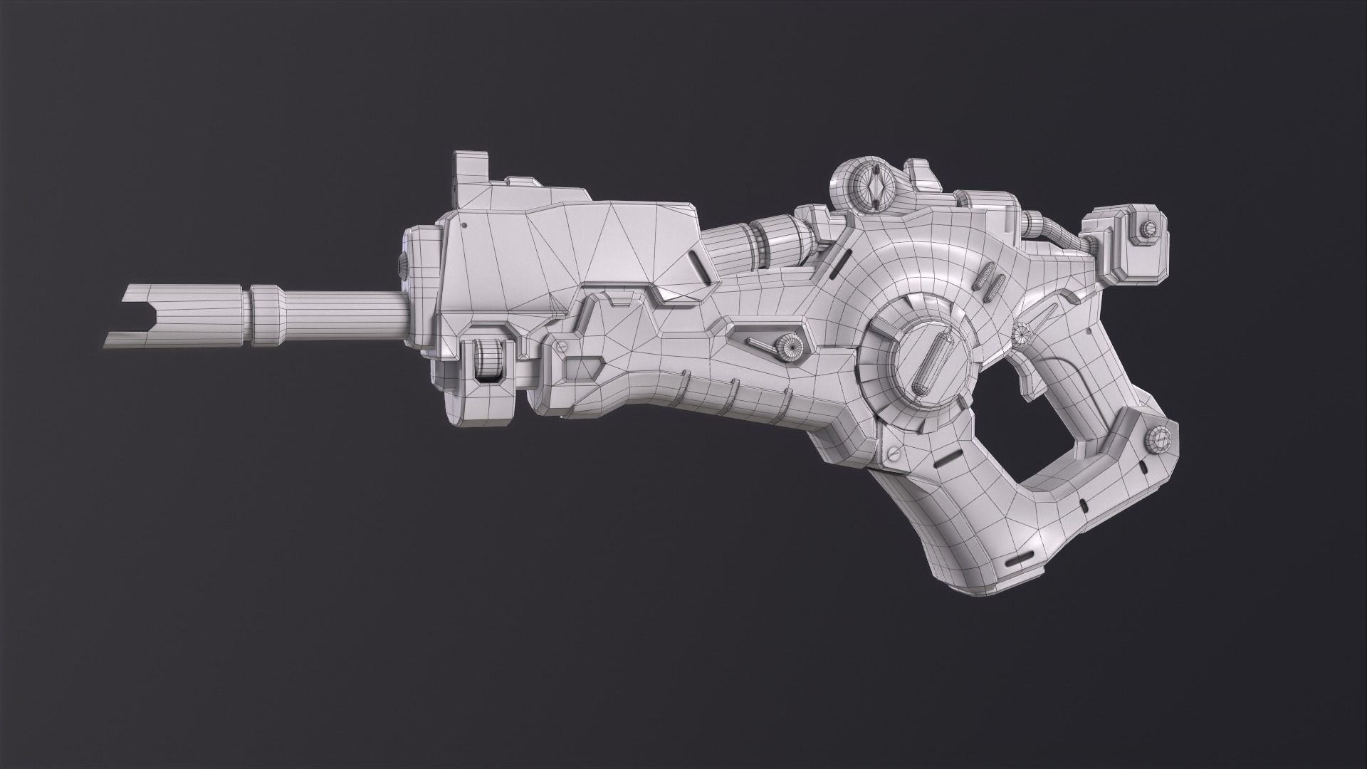 Weapon Sci Fi Pack Vol1 Low-poly 3D model_16