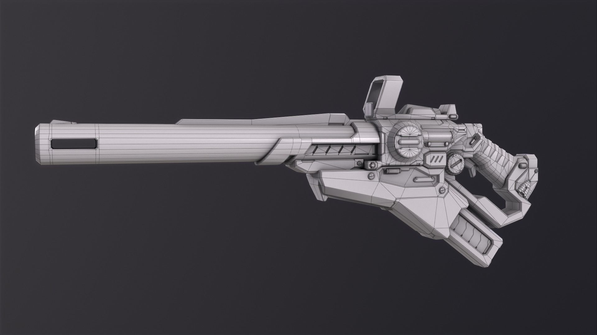 Weapon Sci Fi Pack Vol1 Low-poly 3D model_21