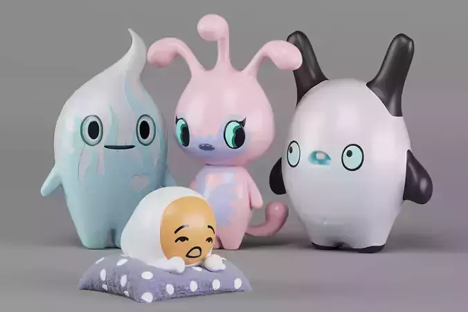 aliens and sleepy toys