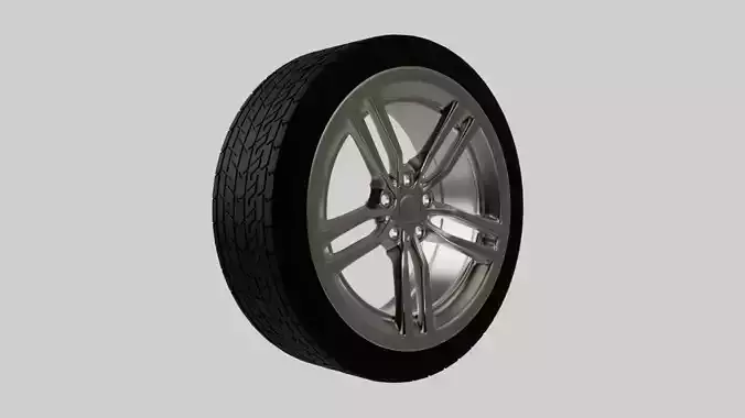 car tire 3D model
