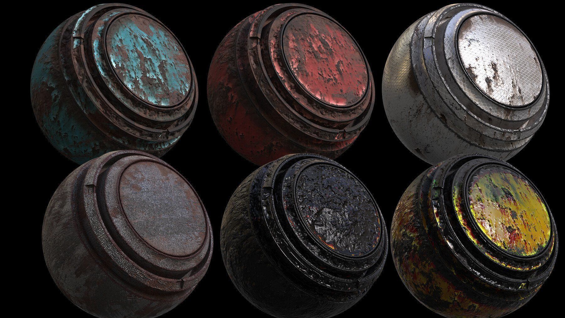 100 Professional High Quality Metal Smart Materials BUNDLE Texture_1