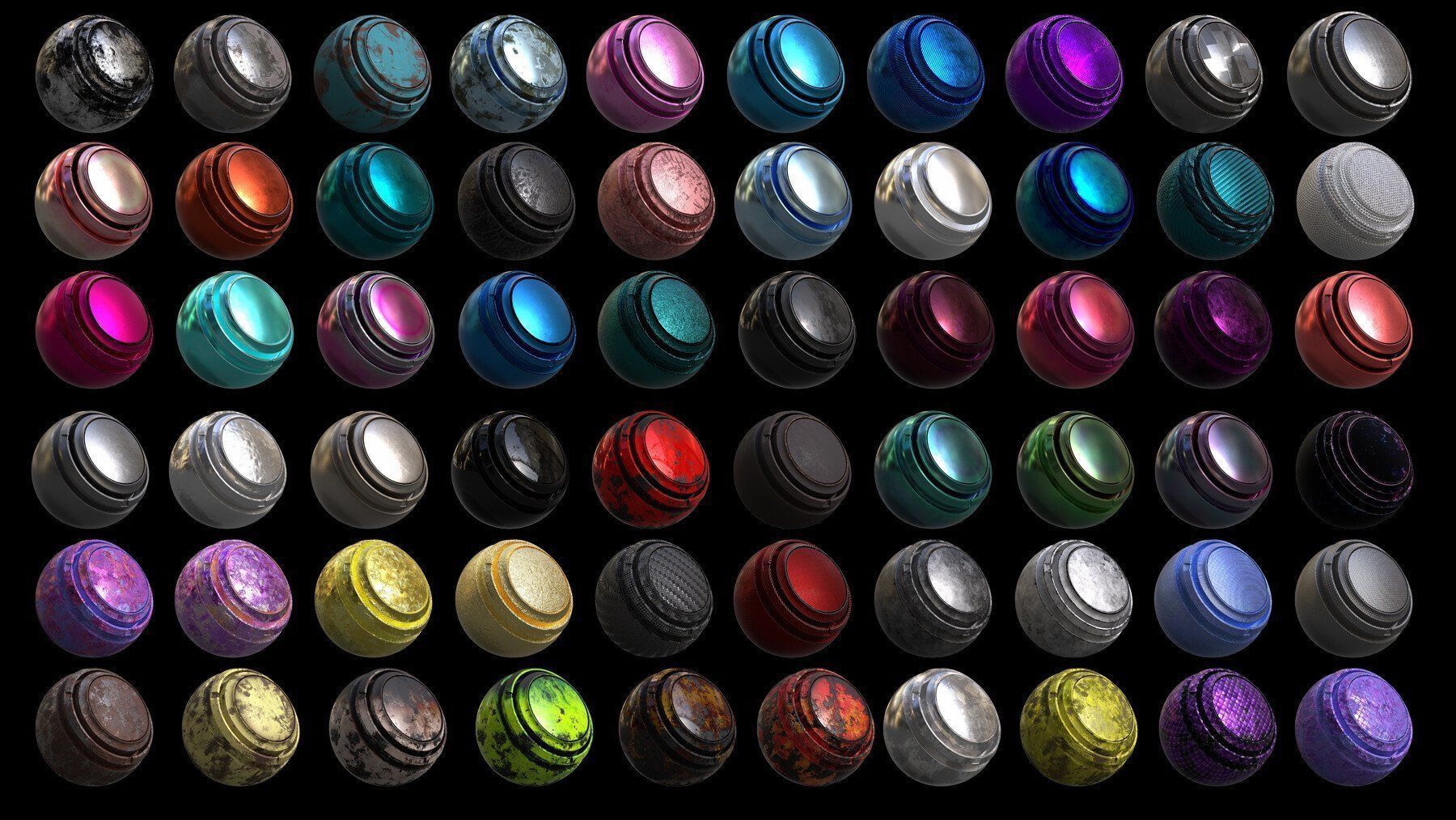 100 Professional High Quality Metal Smart Materials BUNDLE Texture_3