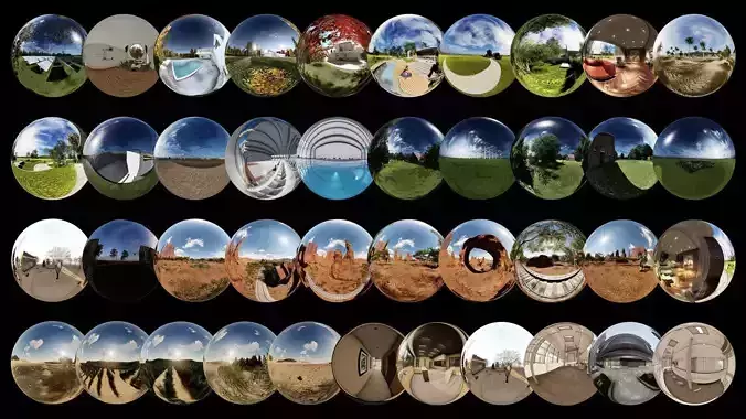 100 High Resolution HDRI - 8K 