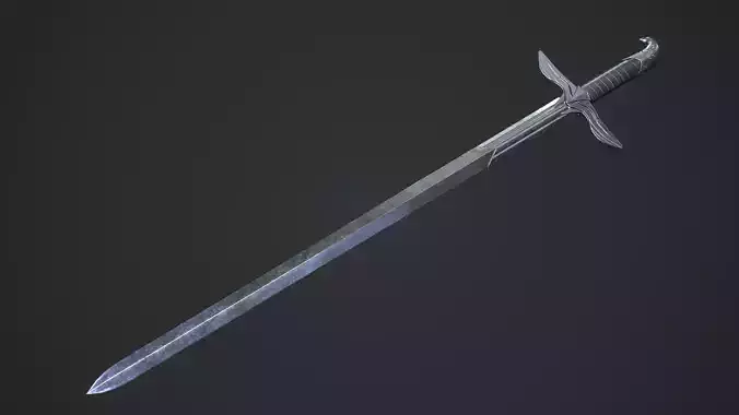 The Sword of Altair  Low-poly 3D model