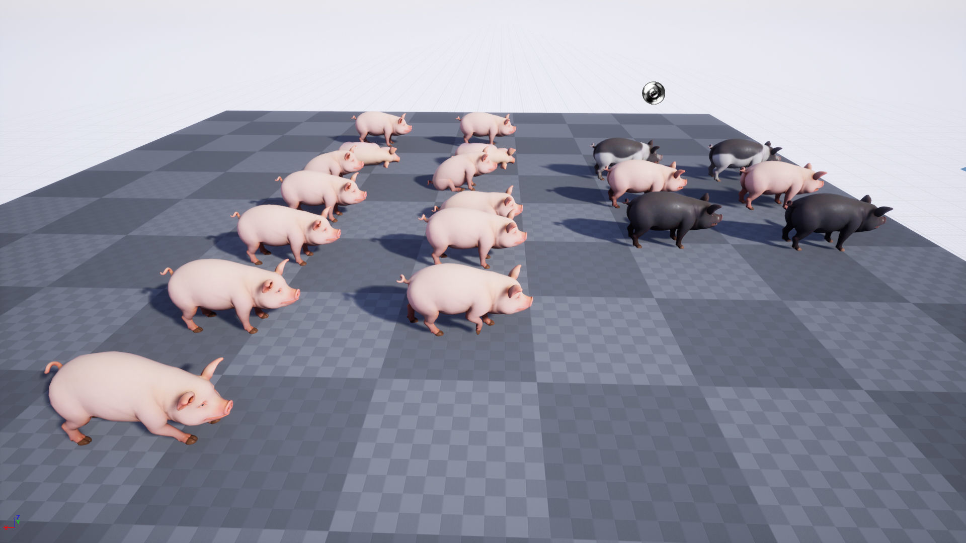 Pig stylized Low-poly 3D model_9