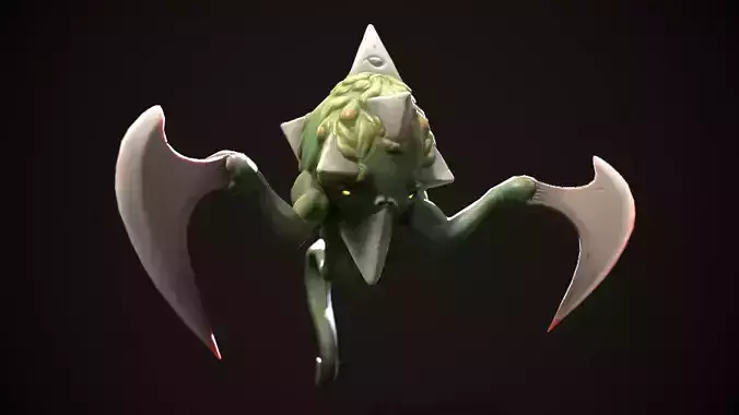 Dungeon keeper Low-poly 3D model