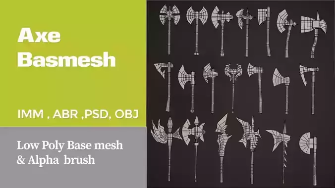 Axe Base Mesh VOL02