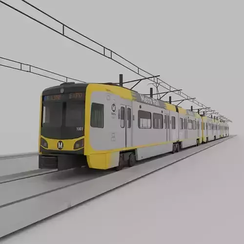  Kinkisharyo P3010 Expo Line LA Metro 3D model 3D model