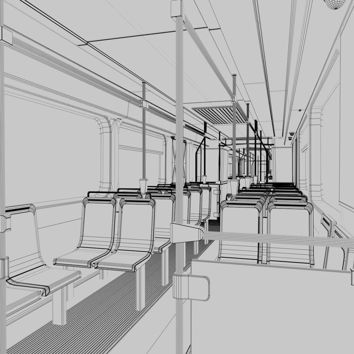  Kinkisharyo P3010 Expo Line LA Metro 3D model 3D model_3