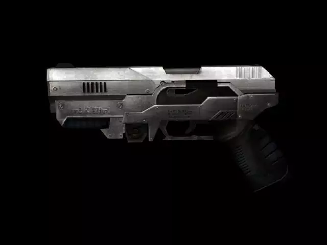 Future Gun Free low-poly 3D model