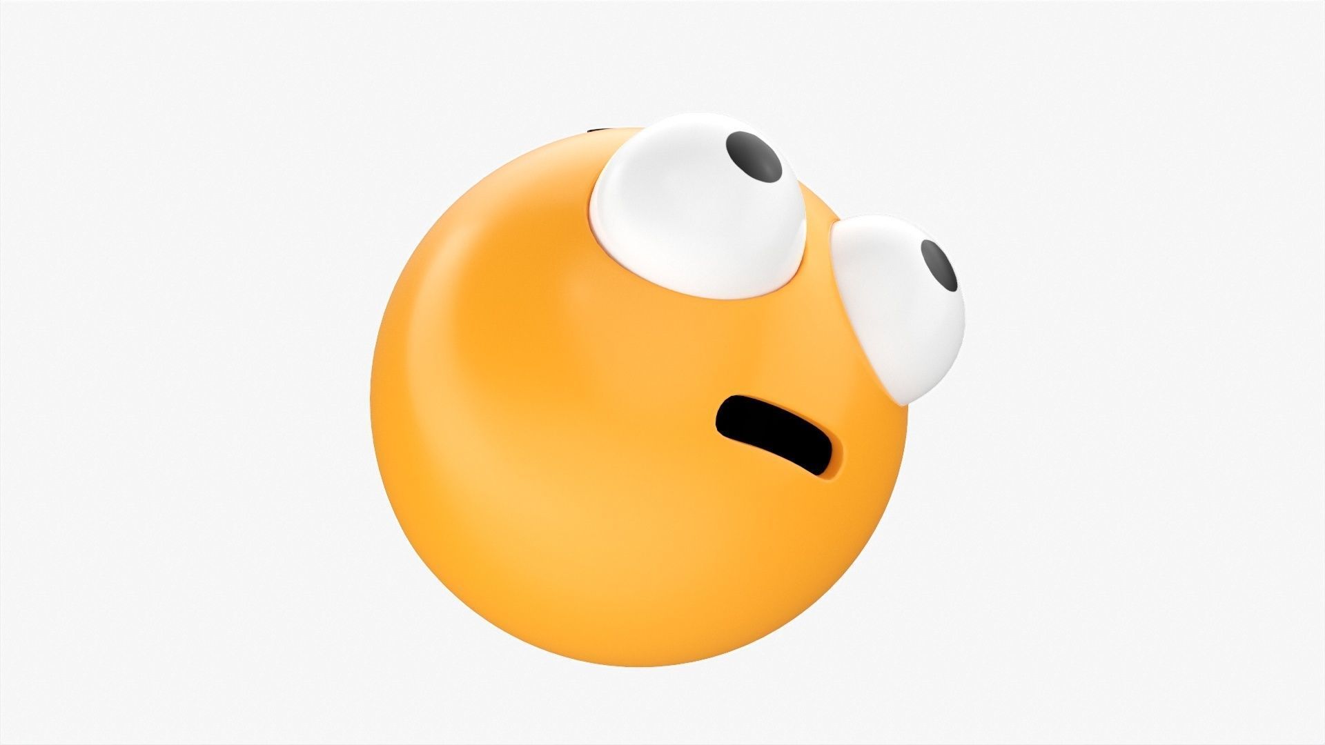 Emoji 035 Astonished with protruding eyes 3D model_4