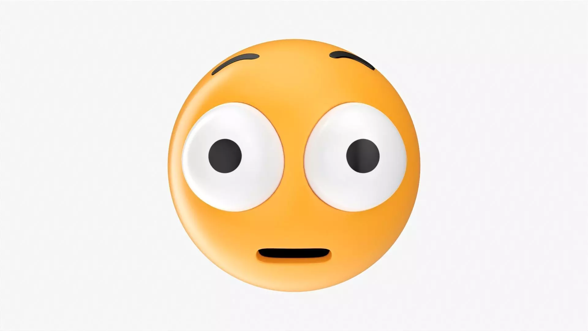 Emoji 035 Astonished with protruding eyes 3D model_0