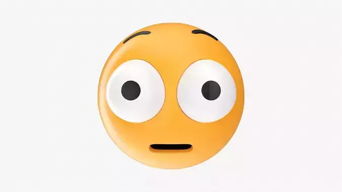 Emoji 035 Astonished with protruding eyes