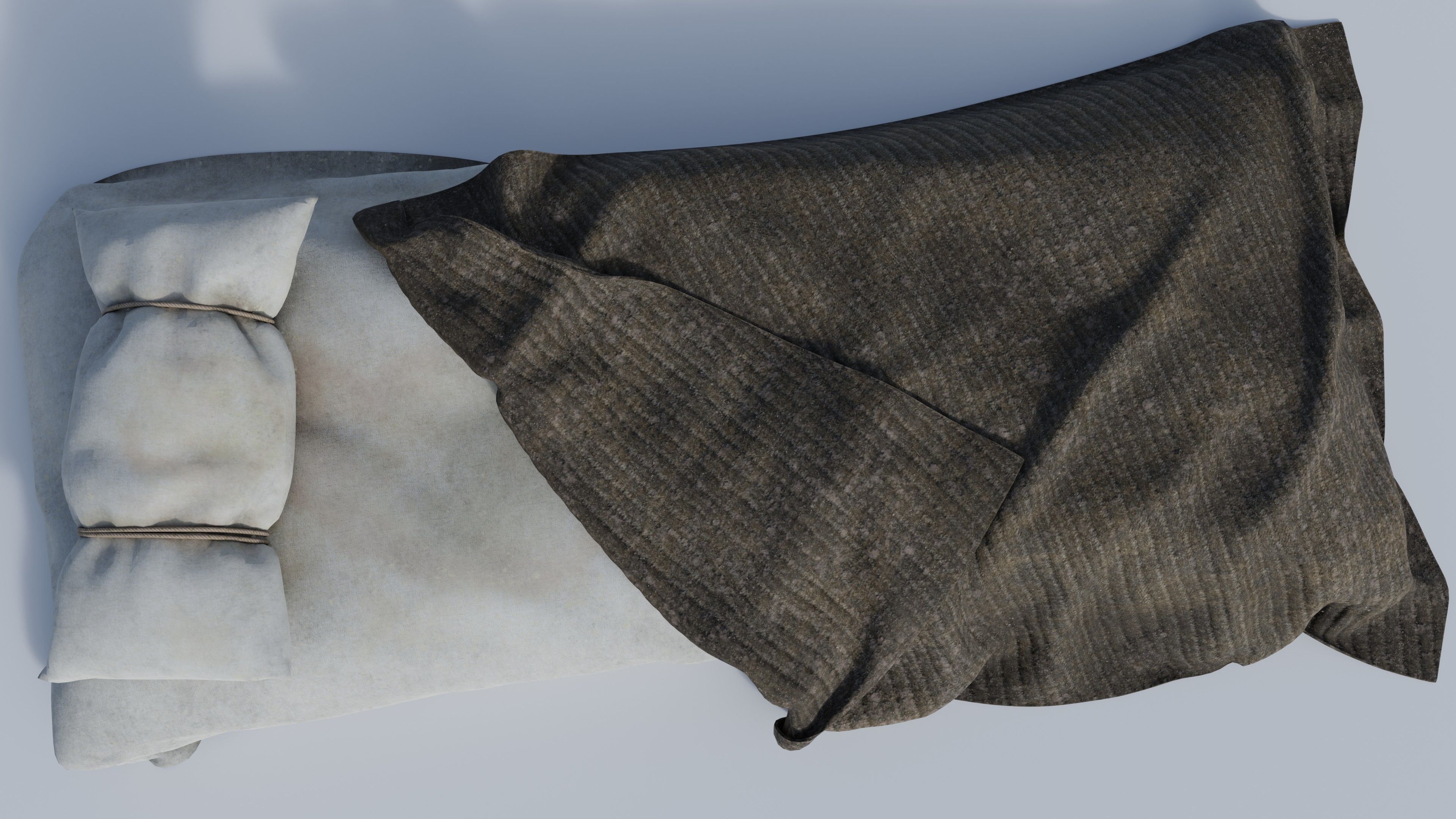 Mattress - Old Bed - Jergon 3D model_1