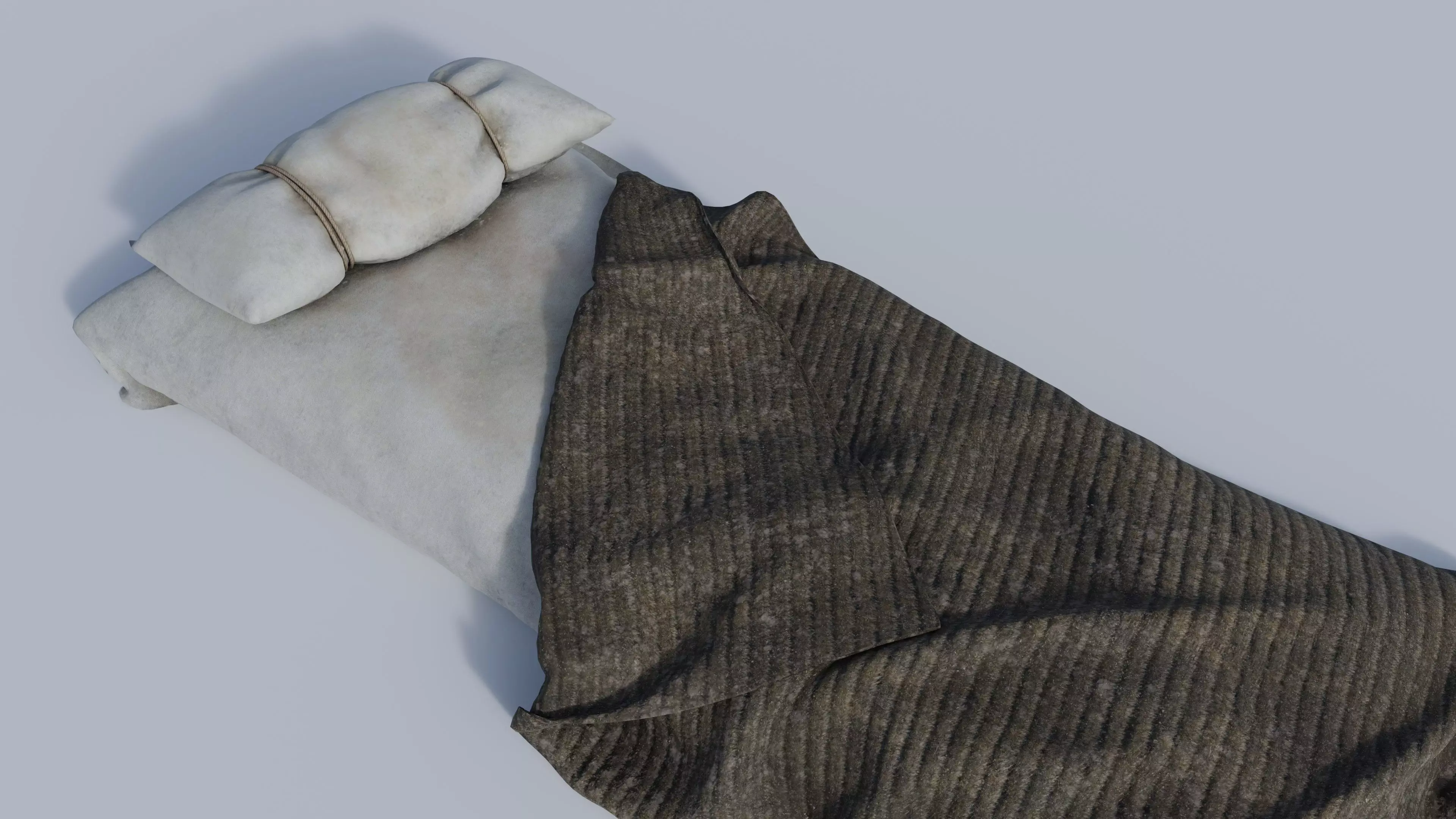 Mattress - Old Bed - Jergon 3D model_0