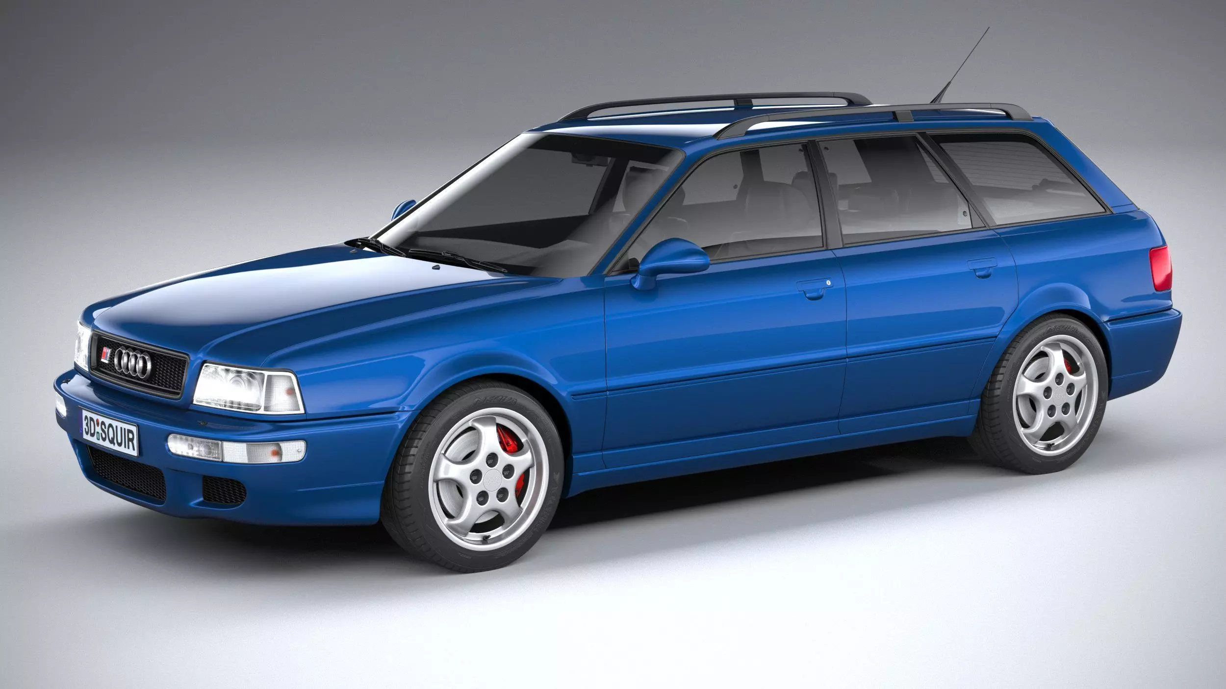 Audi RS2 Avant 1994 3D model_0