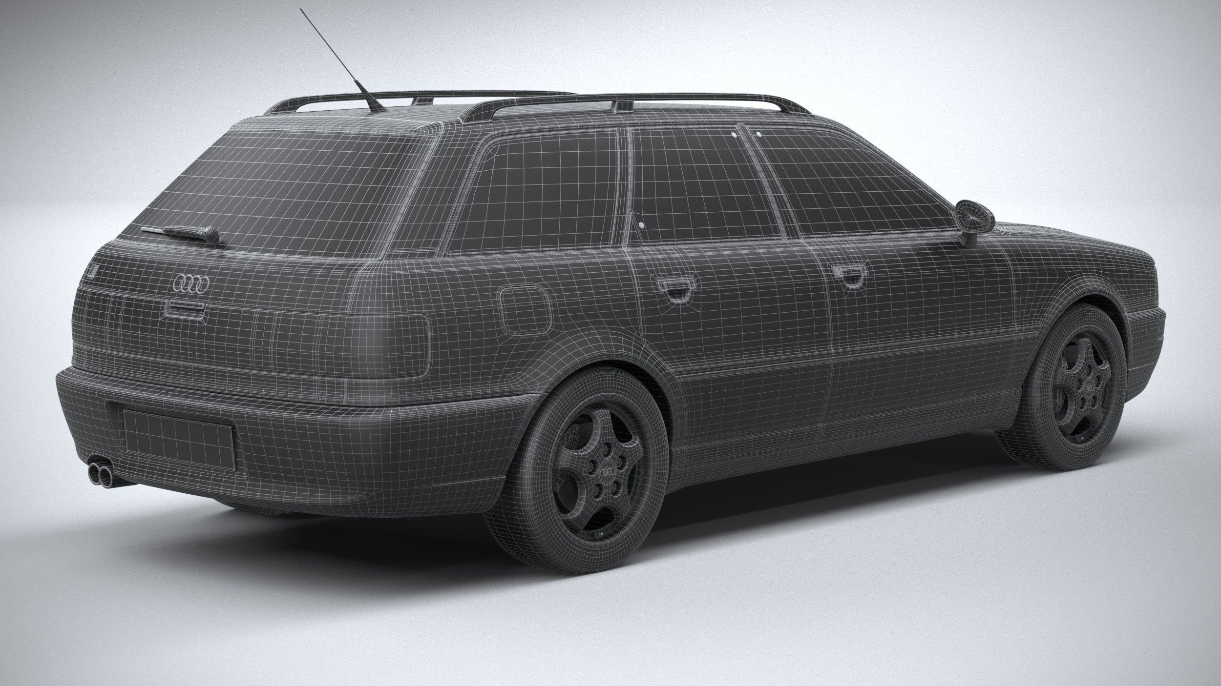 Audi RS2 Avant 1994 3D model_29