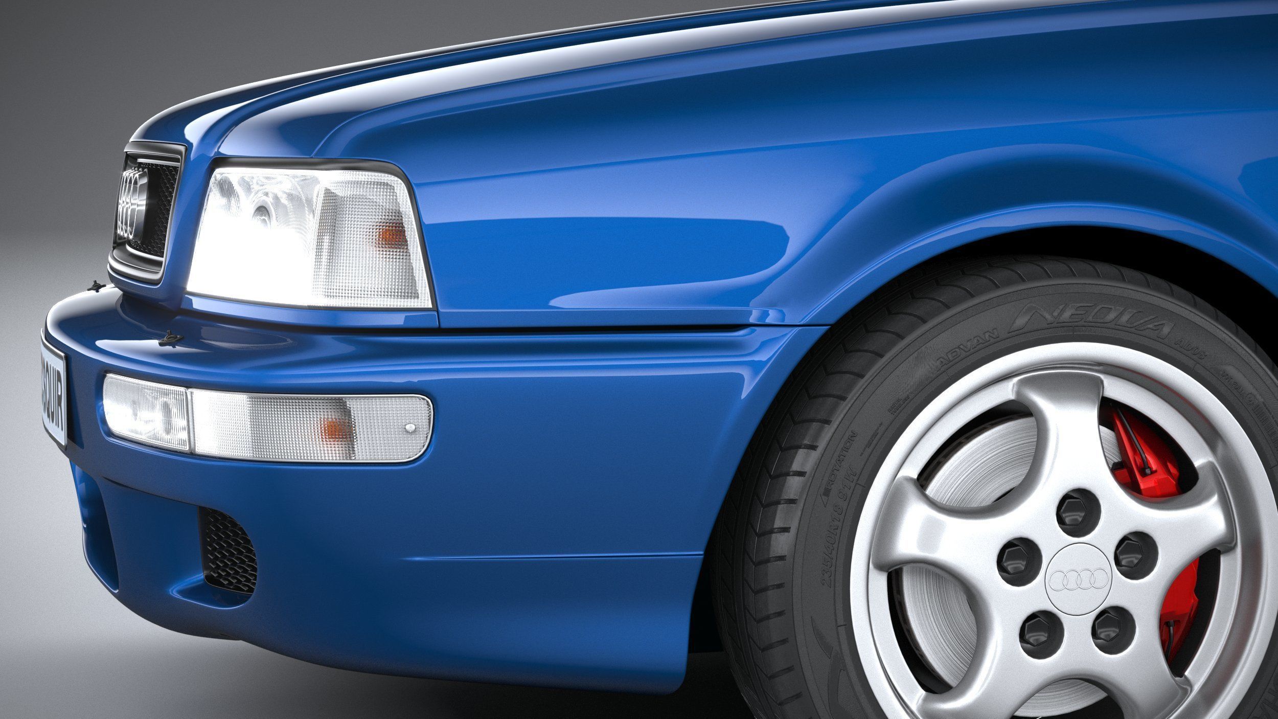 Audi RS2 Avant 1994 3D model_3