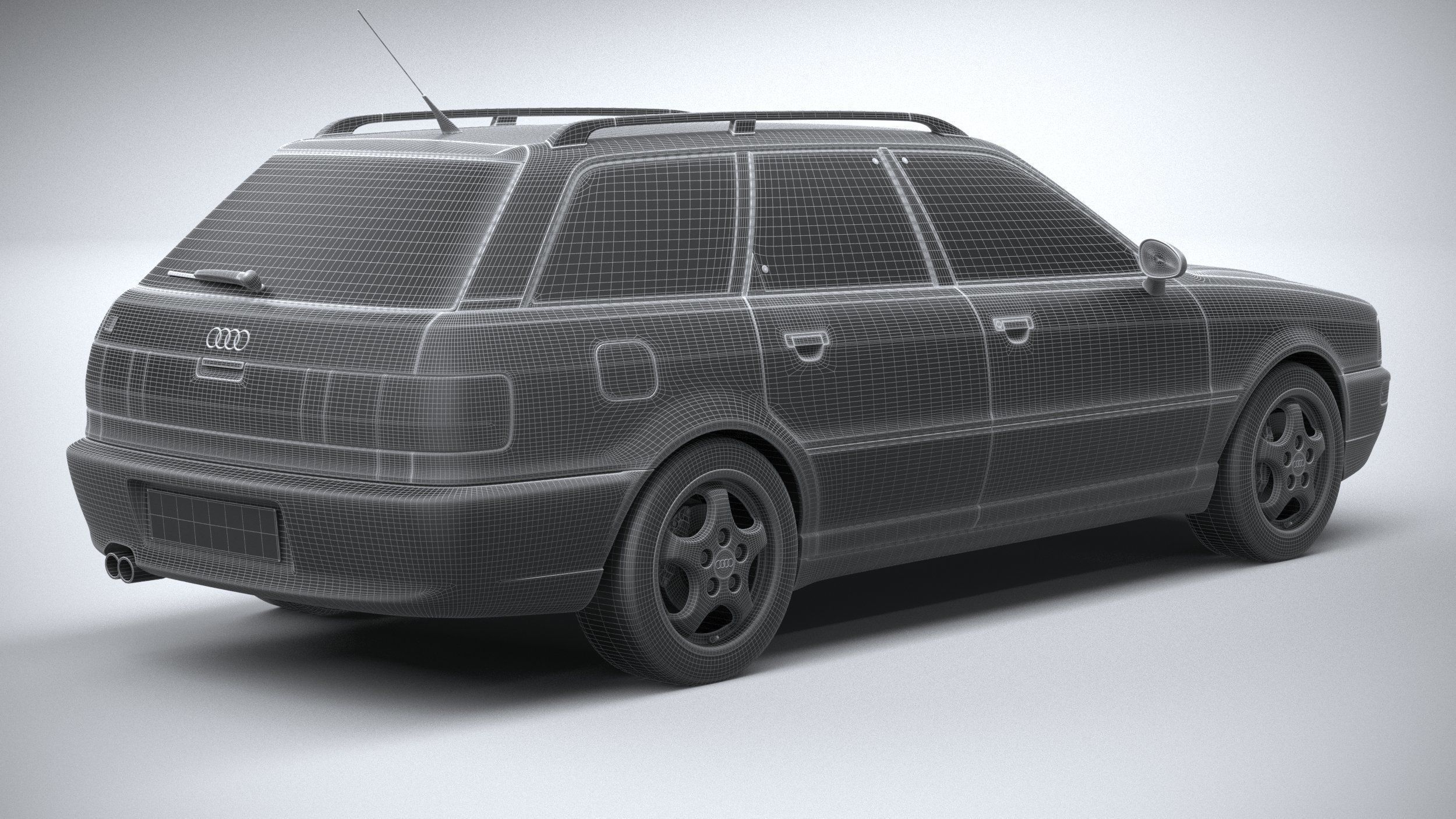 Audi RS2 Avant 1994 3D model_27