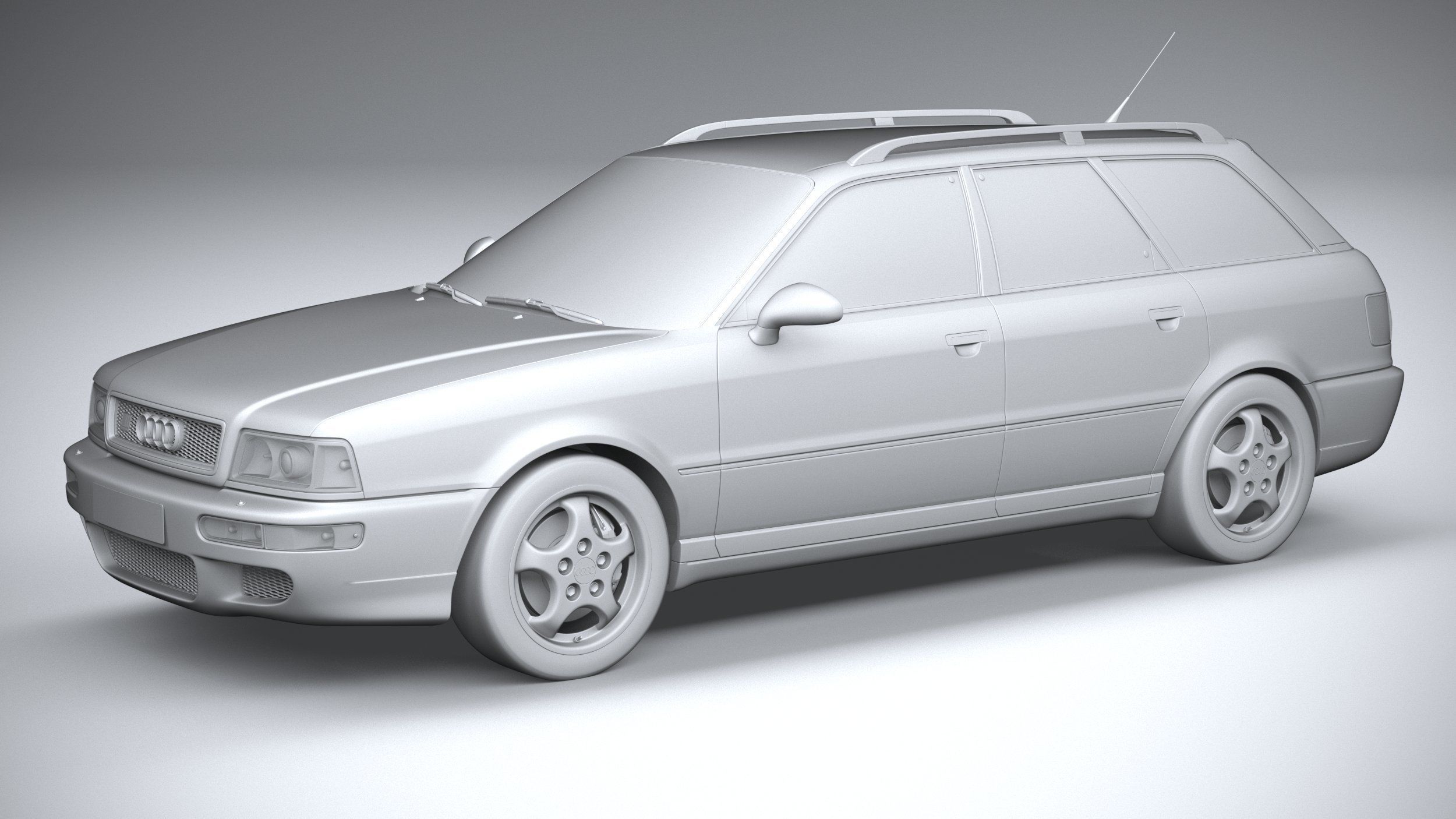 Audi RS2 Avant 1994 3D model_19