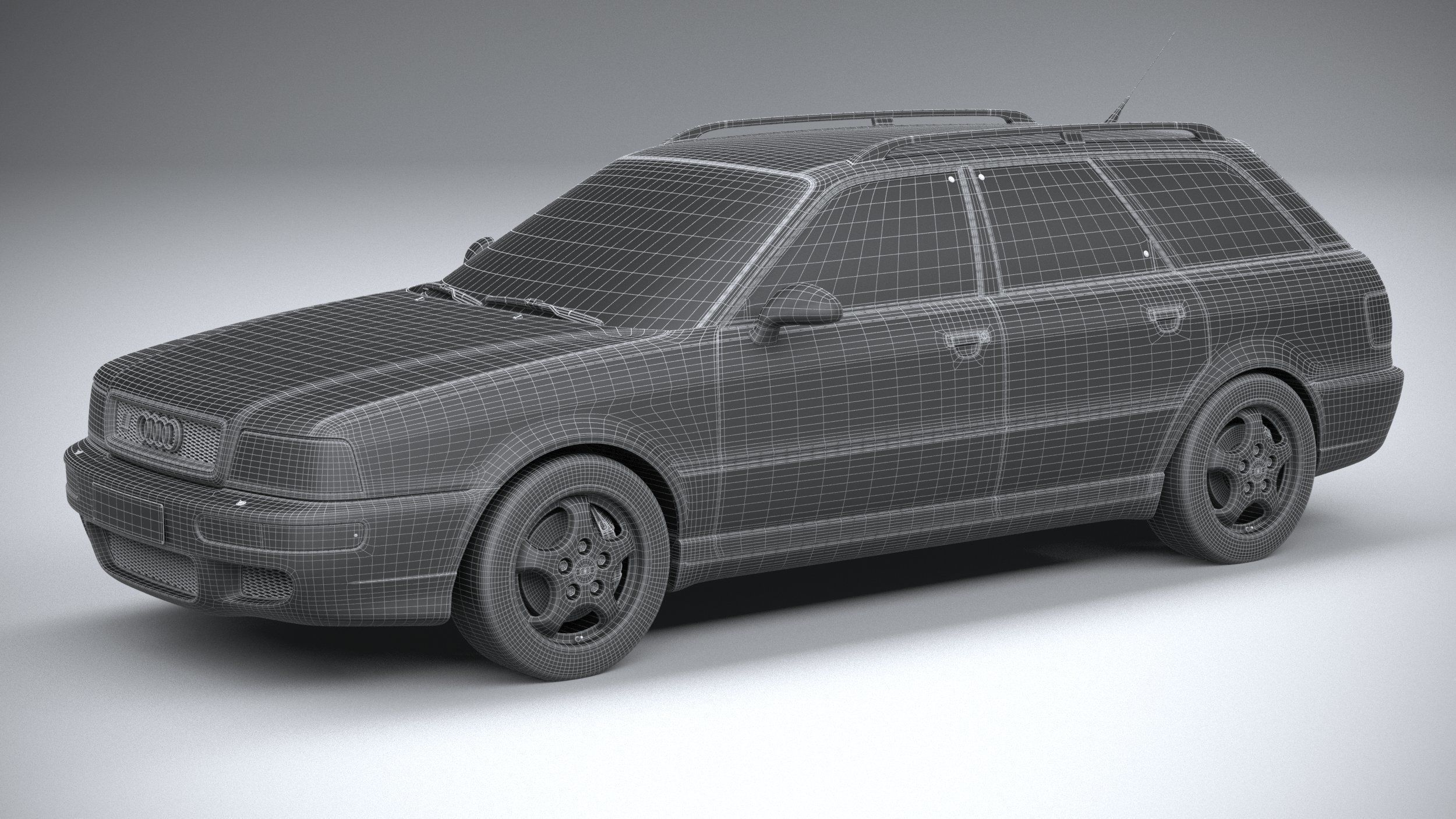 Audi RS2 Avant 1994 3D model_28