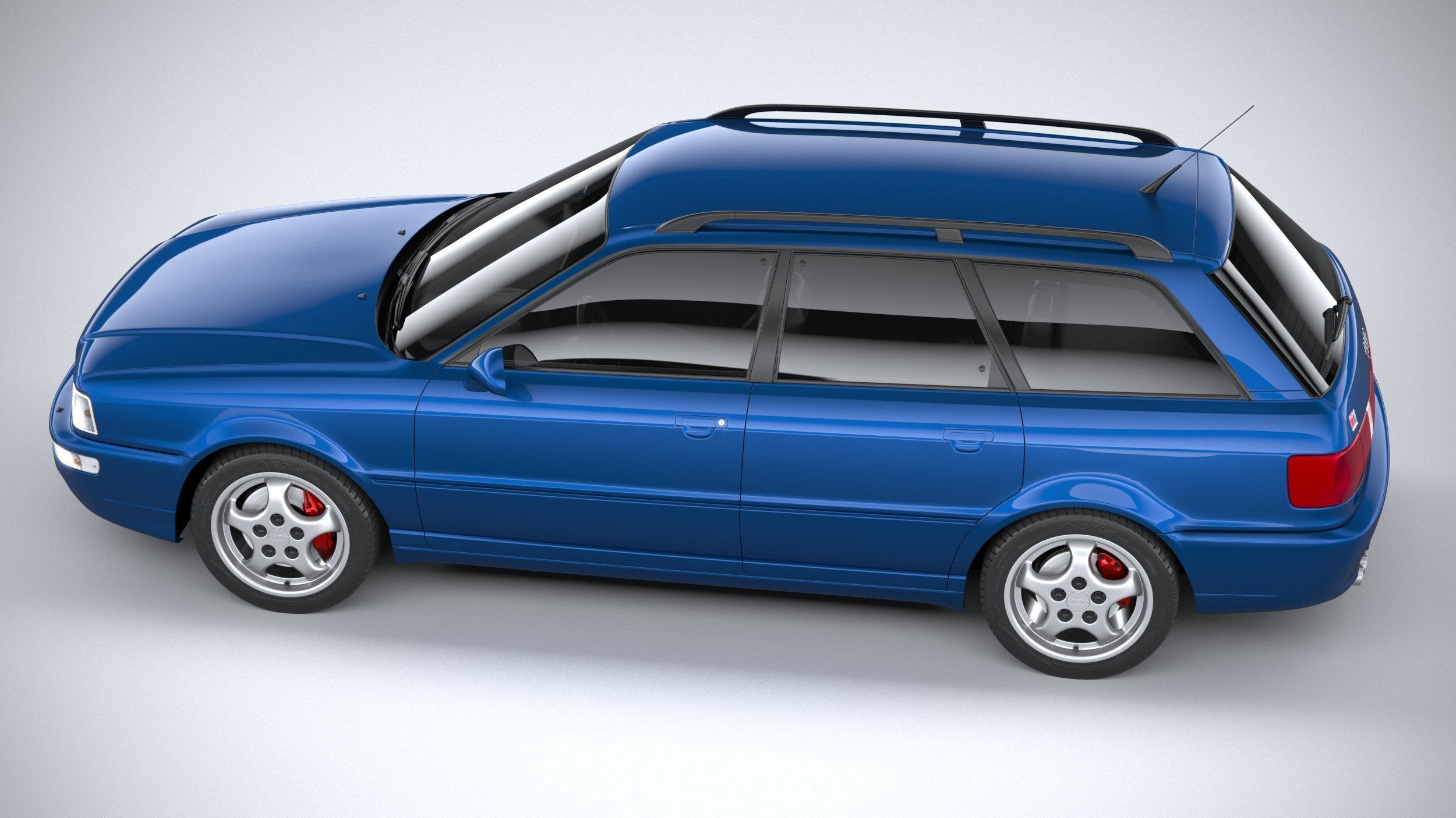 Audi RS2 Avant 1994 3D model_9