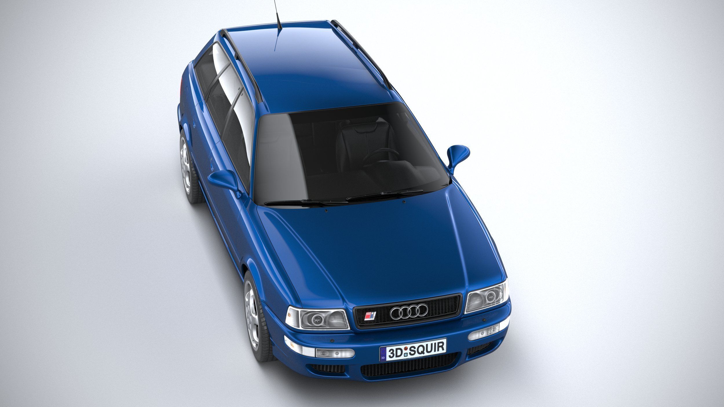 Audi RS2 Avant 1994 3D model_12