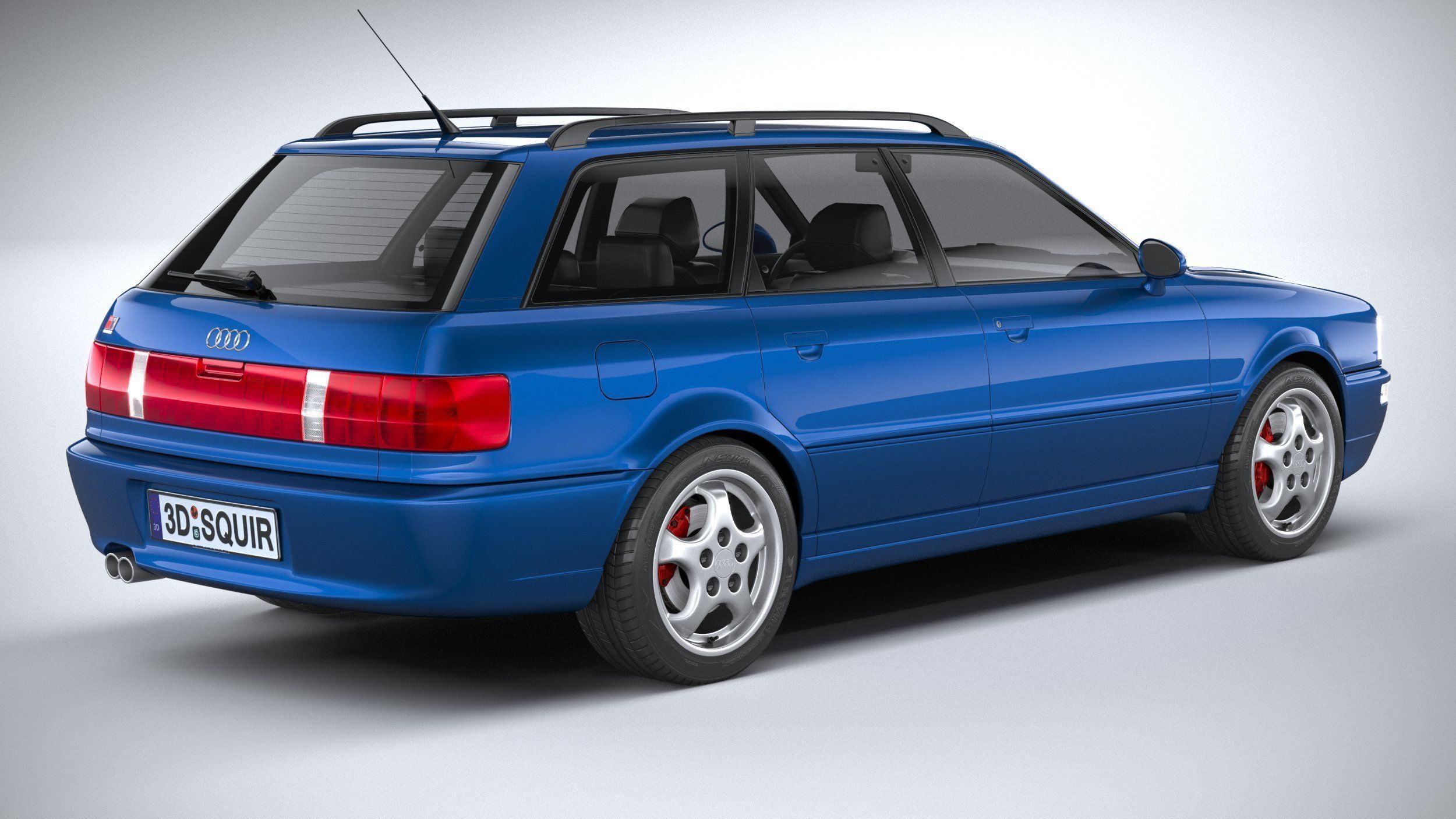 Audi RS2 Avant 1994 3D model_17