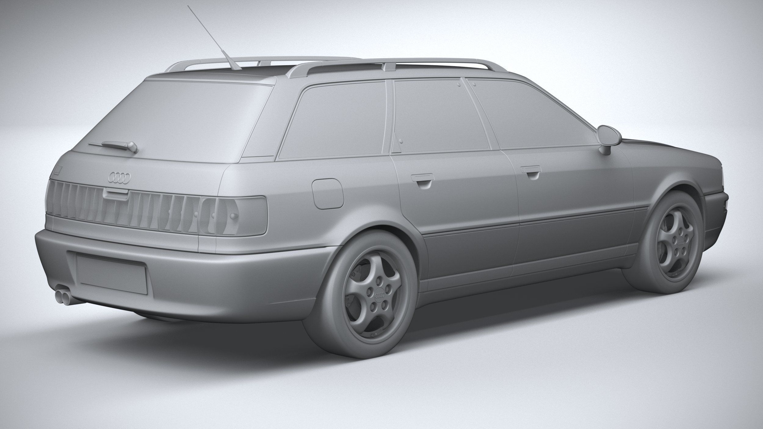 Audi RS2 Avant 1994 3D model_25