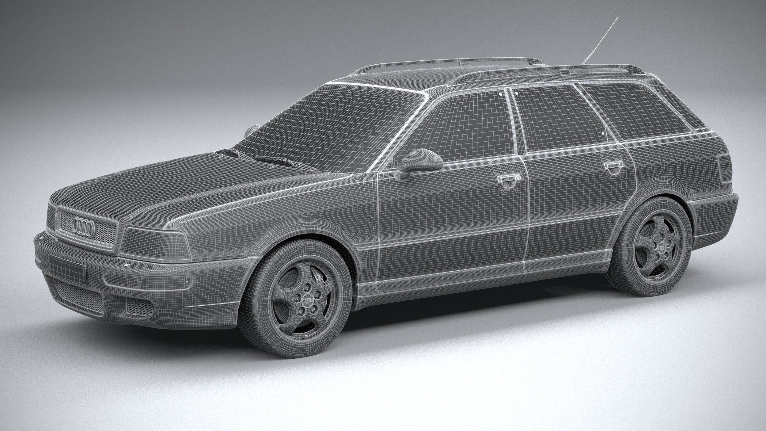 Audi RS2 Avant 1994 3D model_26