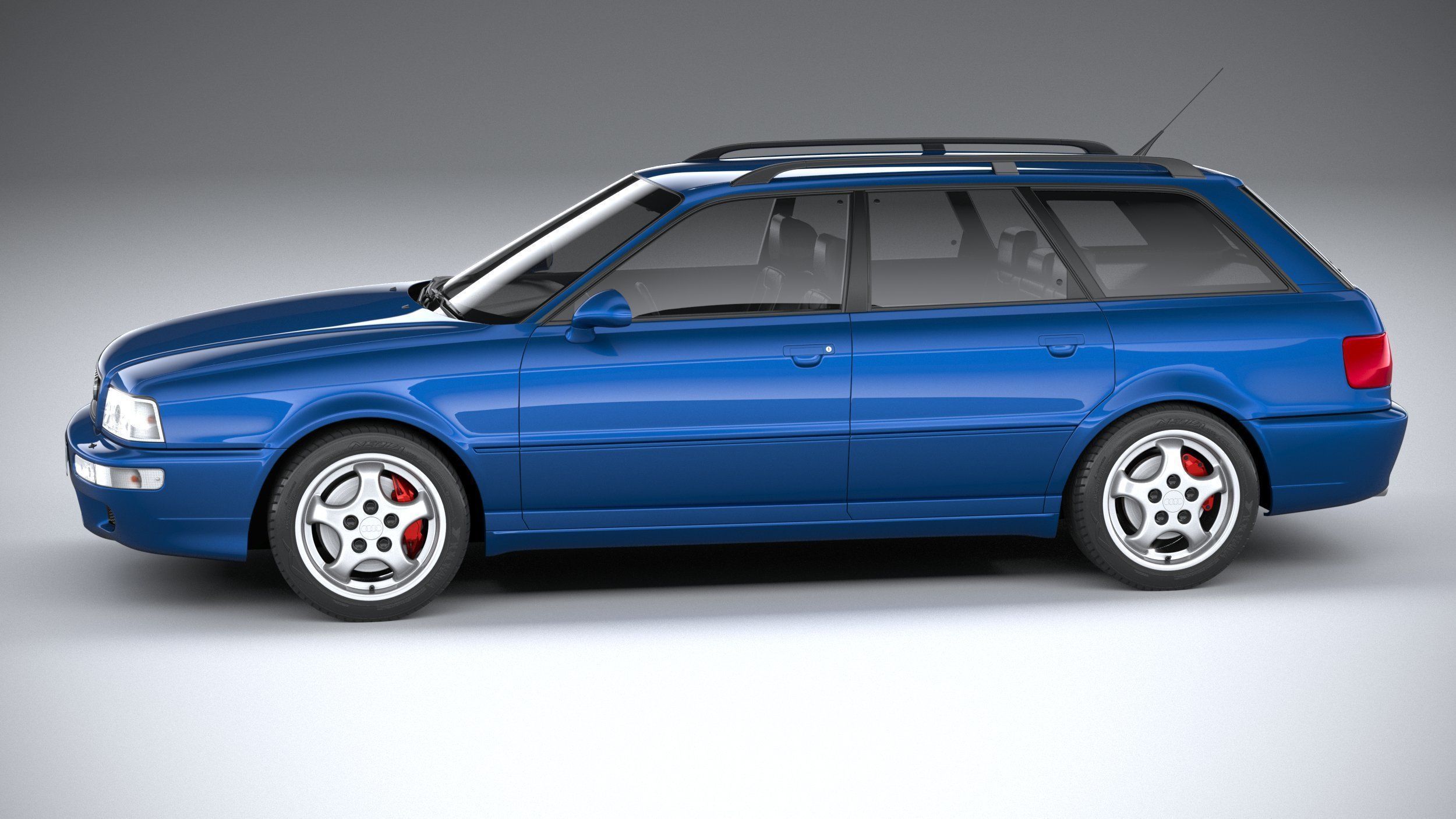 Audi RS2 Avant 1994 3D model_8
