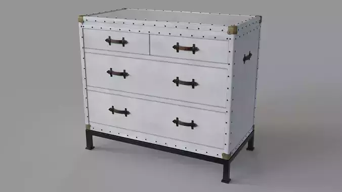 Ludlow Trunk 4-Drawer Dresser