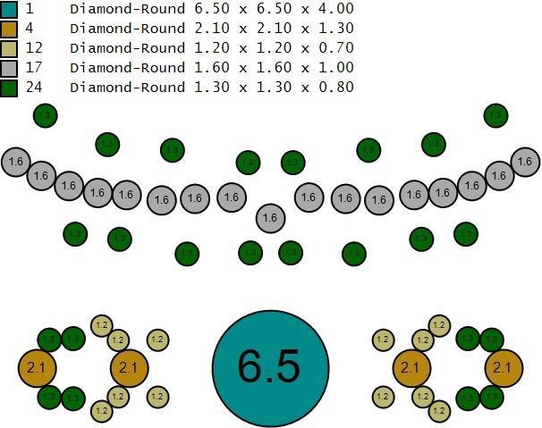 solitaire ring set 3D print model_23